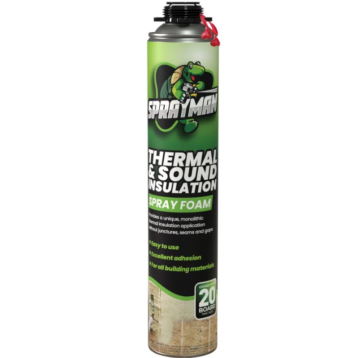 SPRAYMAN Thermal & Sound Insul Spray Foam 27.1oz